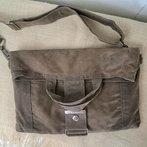Moop Paperback Waxed Canvas Crossbody, Tote, Clutch Made In Seattle